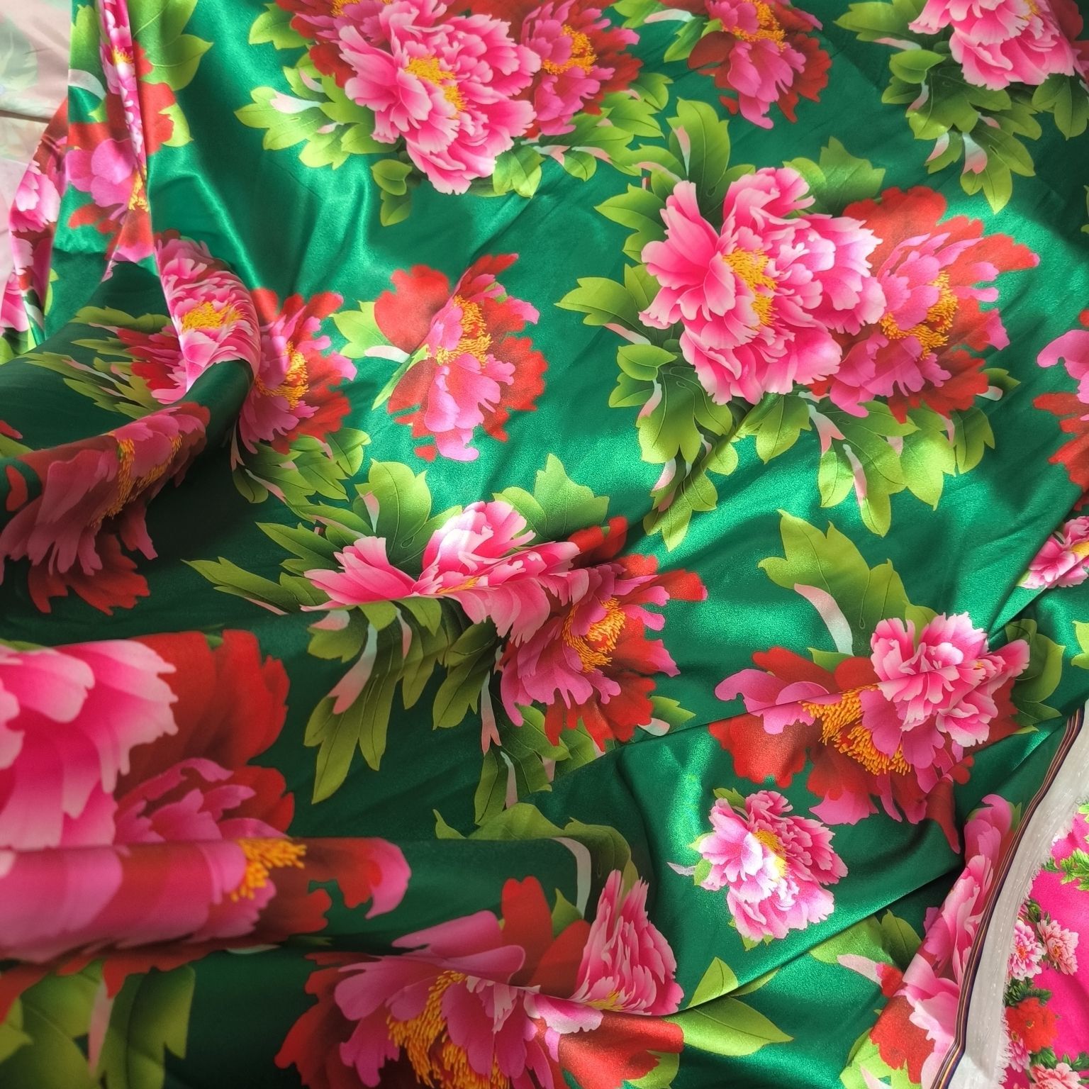 Satin Fabric Cloth without Ove – Textile For Sewing recenzja i cena