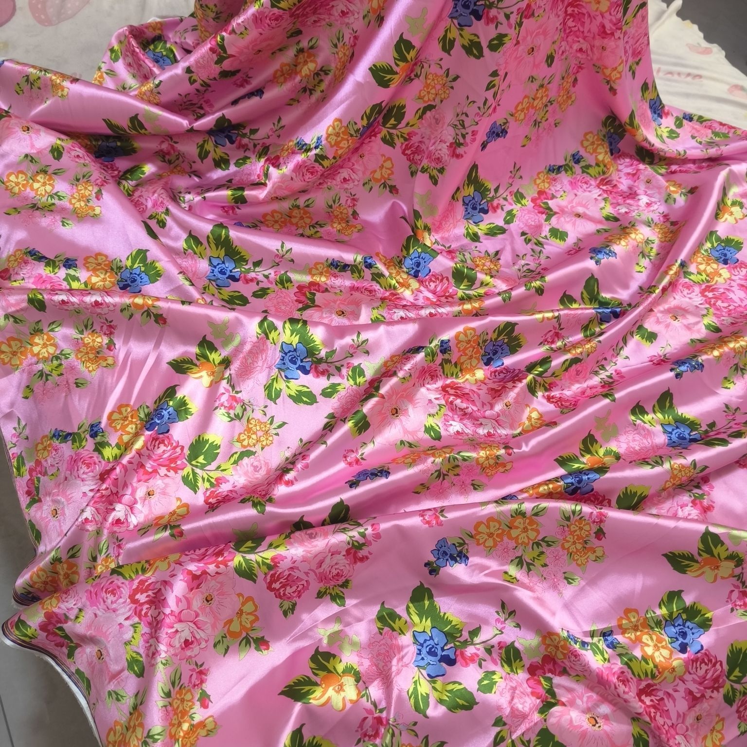 Satin Fabric Cloth without Ove – Textile For Sewing recenzja i cena