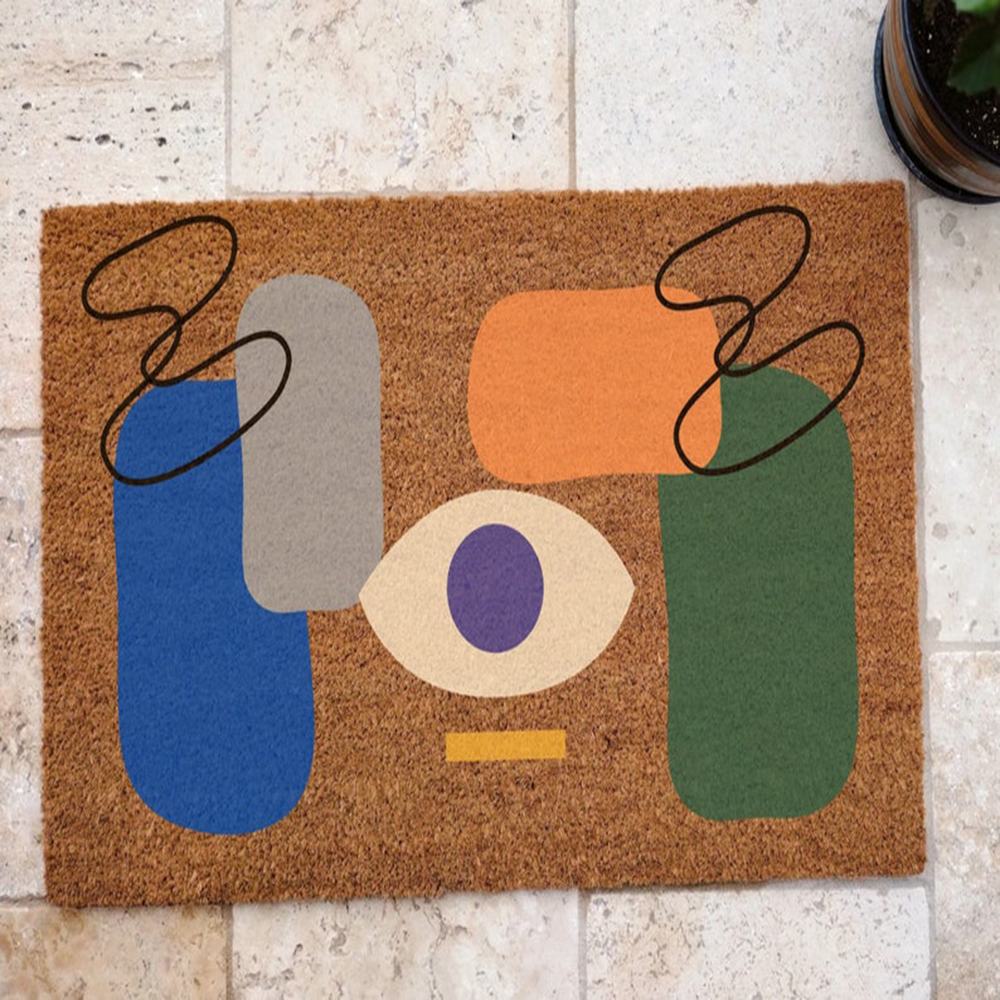 Abstract Coir Doormat Mid Cent – Century Textile & Sewing Supply Reviews recenzja i cena