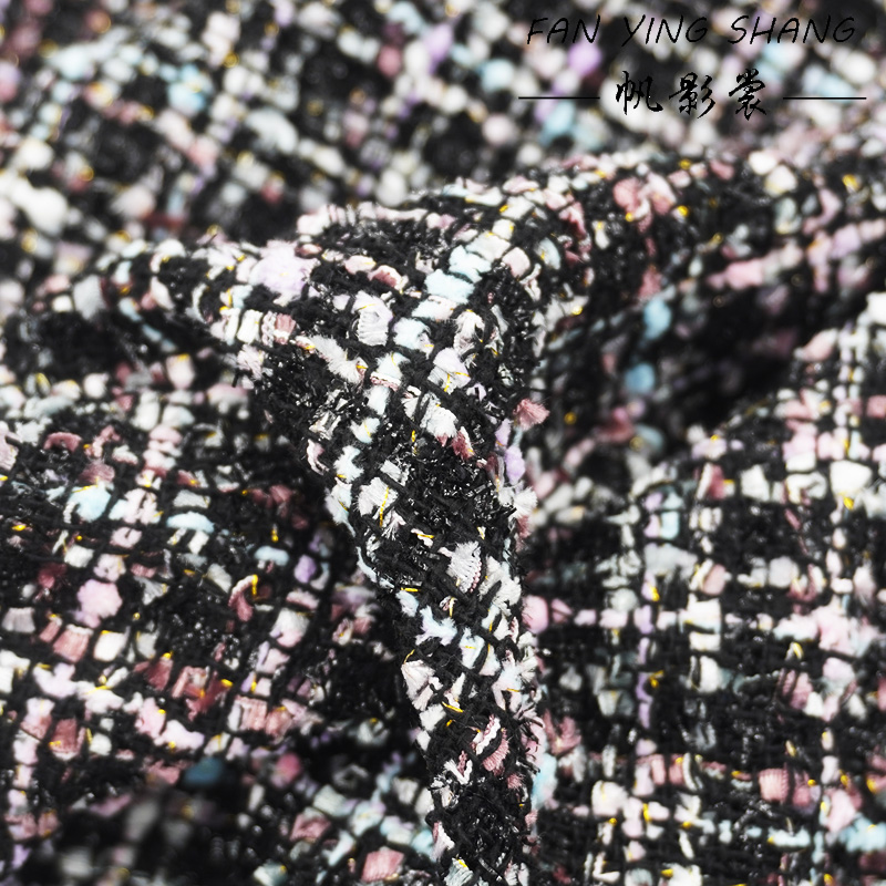 2025 Black Plaid Elegance Twee – Sewing Tweed Fabric recenzja i cena