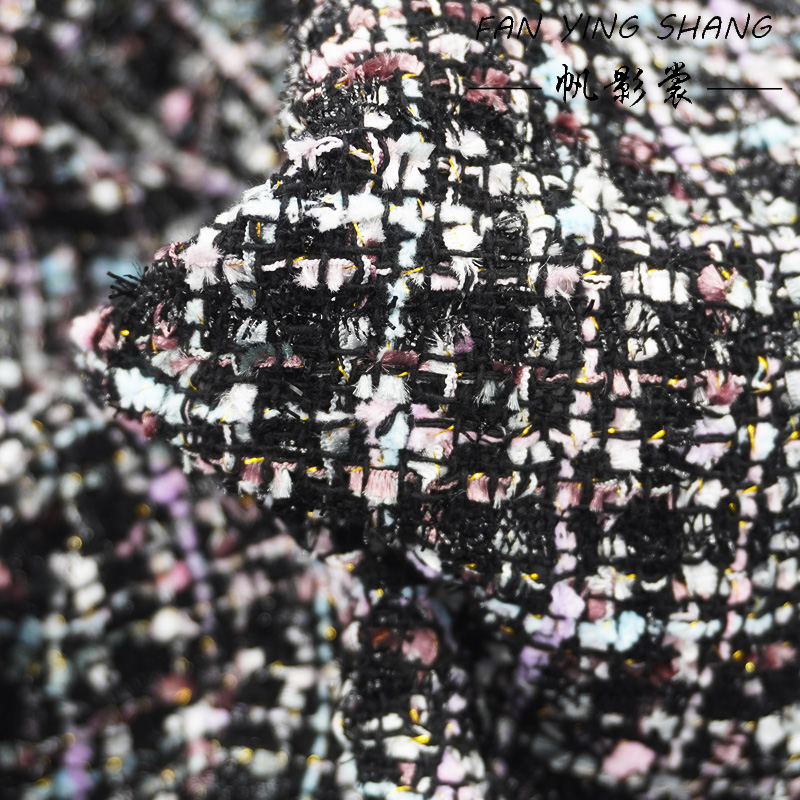 2025 Black Plaid Elegance Twee – Sewing Tweed Fabric recenzja i cena