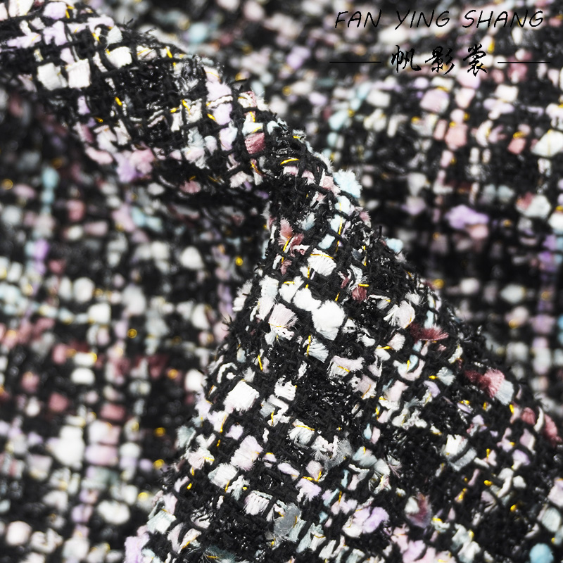 2025 Black Plaid Elegance Twee – Sewing Tweed Fabric recenzja i cena