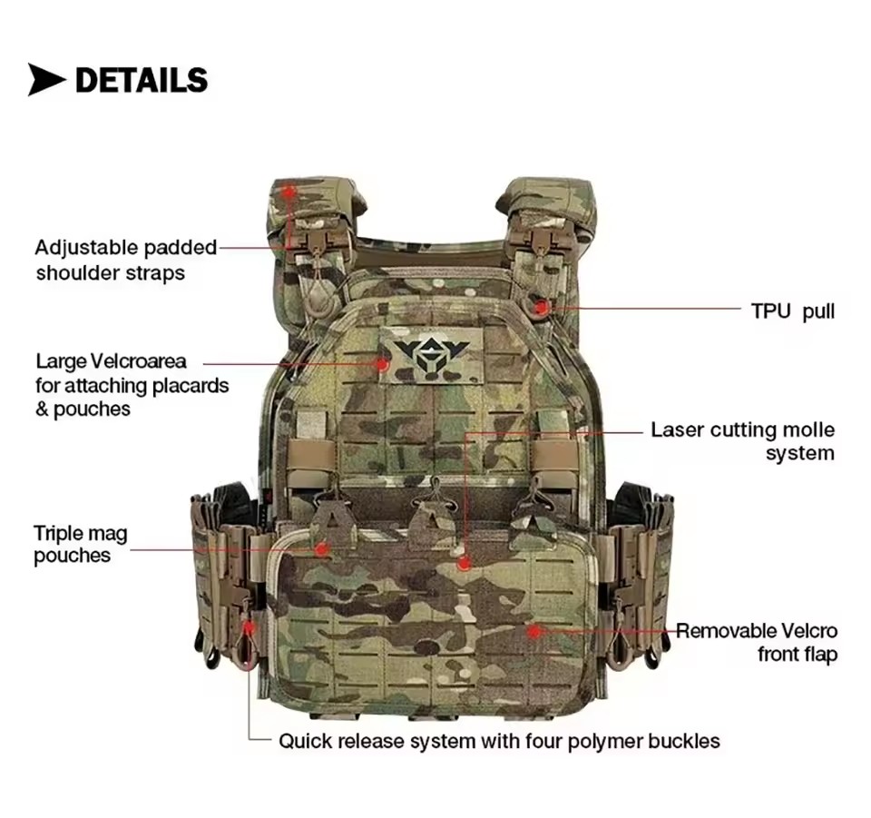 YAKEDA 6094 Tactical Gear Vest – Sewing Vest recenzja i cena