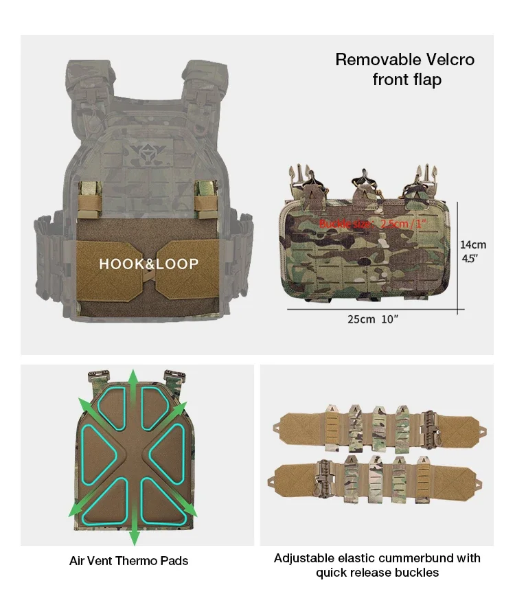 YAKEDA 6094 Tactical Gear Vest – Sewing Vest recenzja i cena