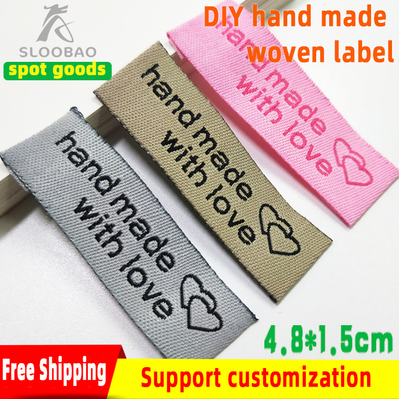 100pcs DIY Handmade with Love  – Sewing Labels recenzja i cena