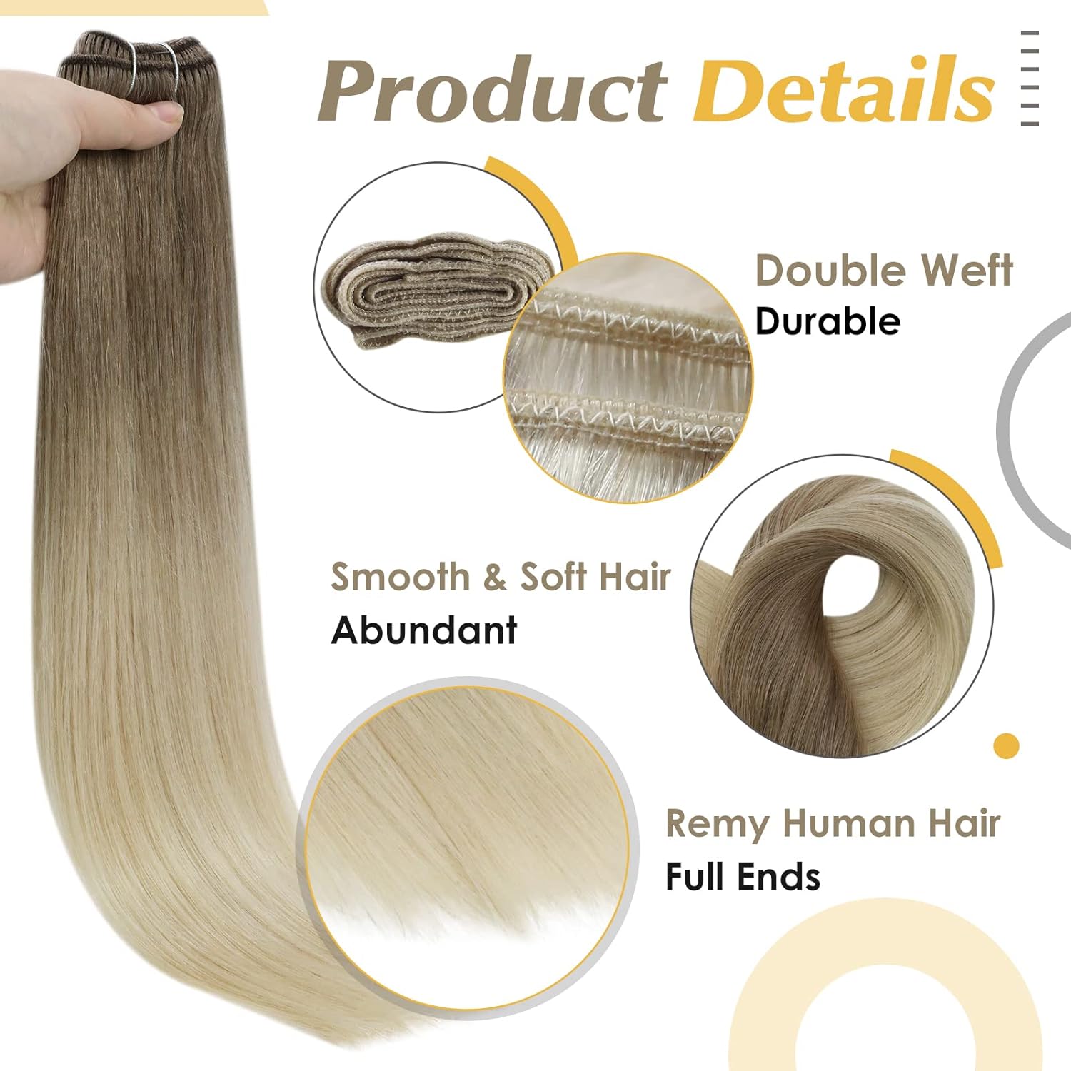 Full Shine Human Hair Weft Ext – Sewing Lab recenzja i cena