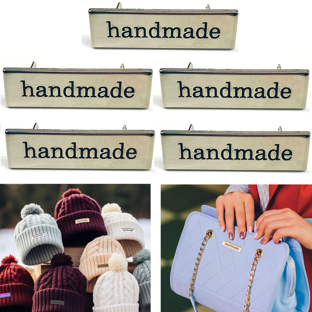 5Pcs Metal Handmade Tag Labels – Sewing Label recenzja i cena